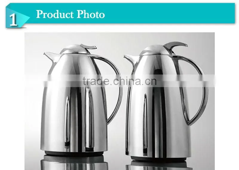 2014 Cheap ABS body glass liner water bottle ,tea jug (JGUP)