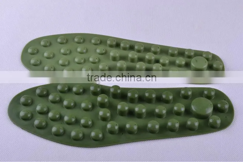 Healthy portable & reuseable soft massage silicone insoles silicone gel shoes pad