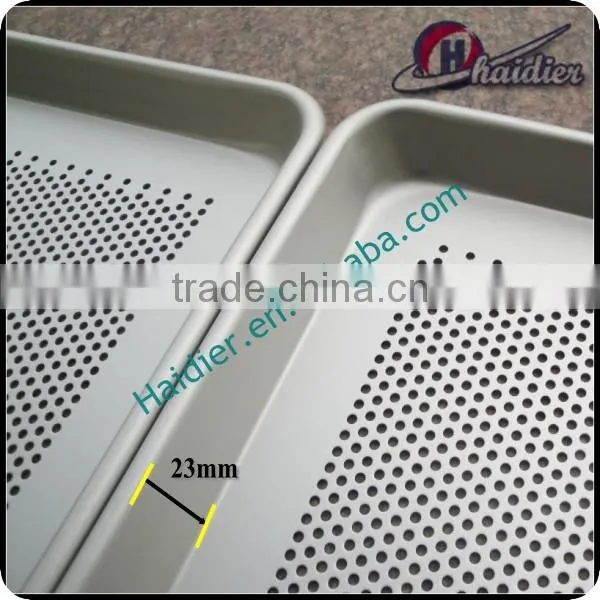 Gauge Aluminum Bun / Sheet Pan with Perforated Bottom 60x40cm
