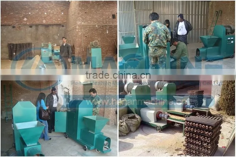 Automatic and Economic peanut shell briquette press machine with best price