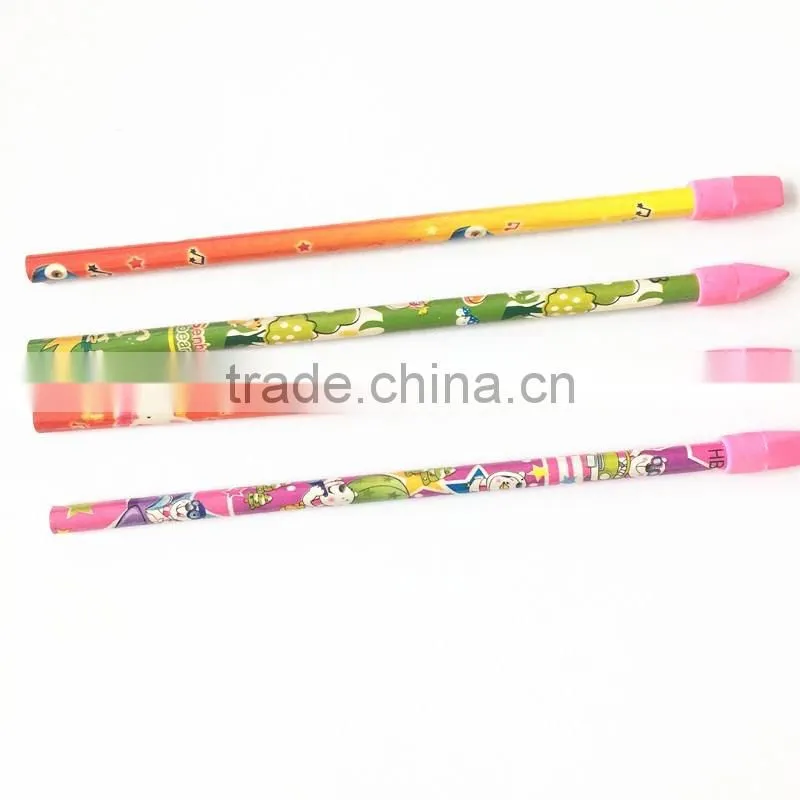 High quality popular eco-friendly natural HB wood pencil for school kids