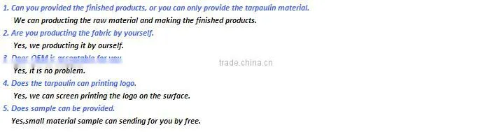 High Quality PVC Coated Swimming Pool Covers