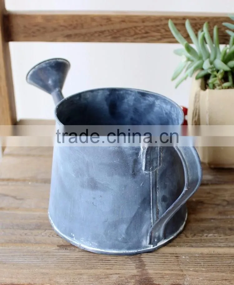 handmade in china home and garden black rustic decorative cheap watering cans wholesale