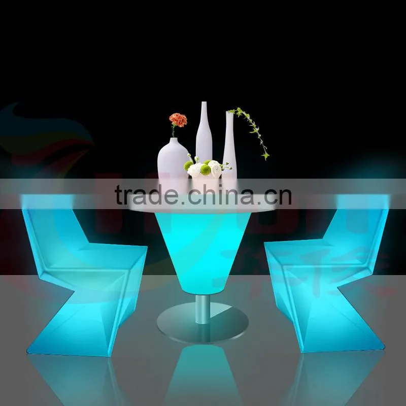 led light chair, led plastic chair with colorful light