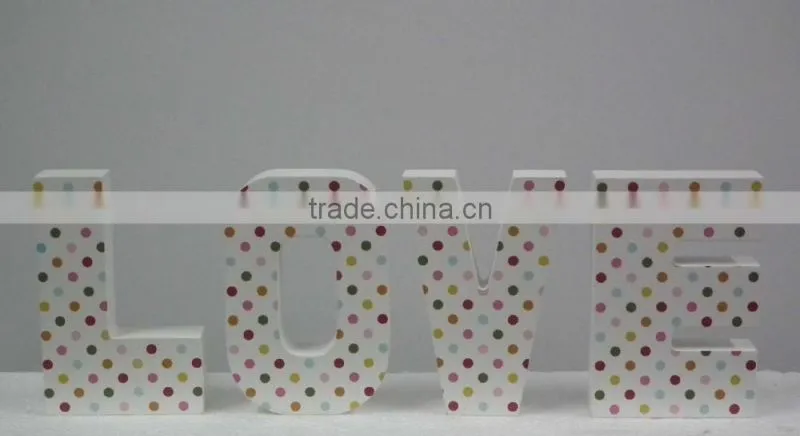 Lovely Christmas Decoration DIY Wooden Letters Wooden Words gifts for Home Decoration