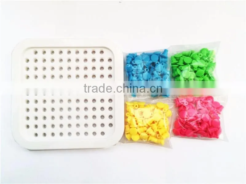 DIY Innovative Puzzle Games Interesting Skidproof & Perler Beads Coaster