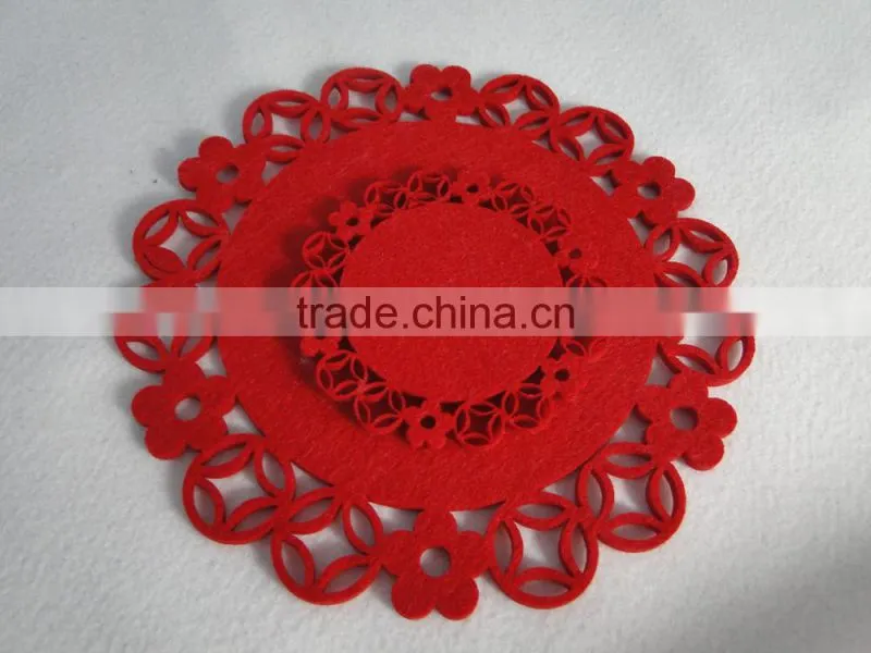 factory supply selling beer cup felt coaster
