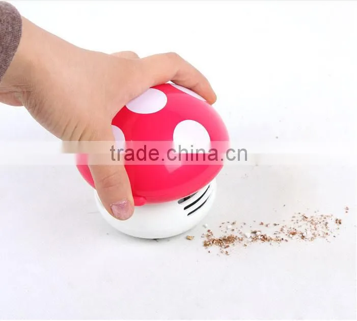 wholesale portable lovely mushroom plastic office mini table vacuum cleaner
