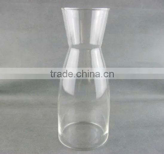 lamp blown glass juice bottle / wine bottle
