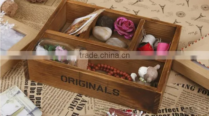 Simple wooden sewing box