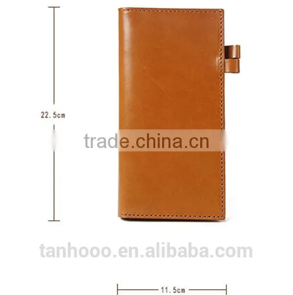 Deboss your LOGO long design passport holder manufacturer