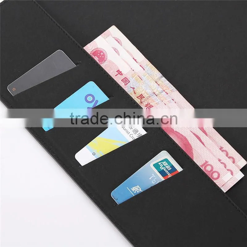 High quality crazy-horse PU card bumper/pocket cell phone case for Ipad PRO