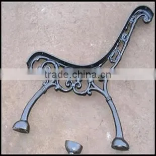 Classic Wooden And Cast Iron Garden Bench