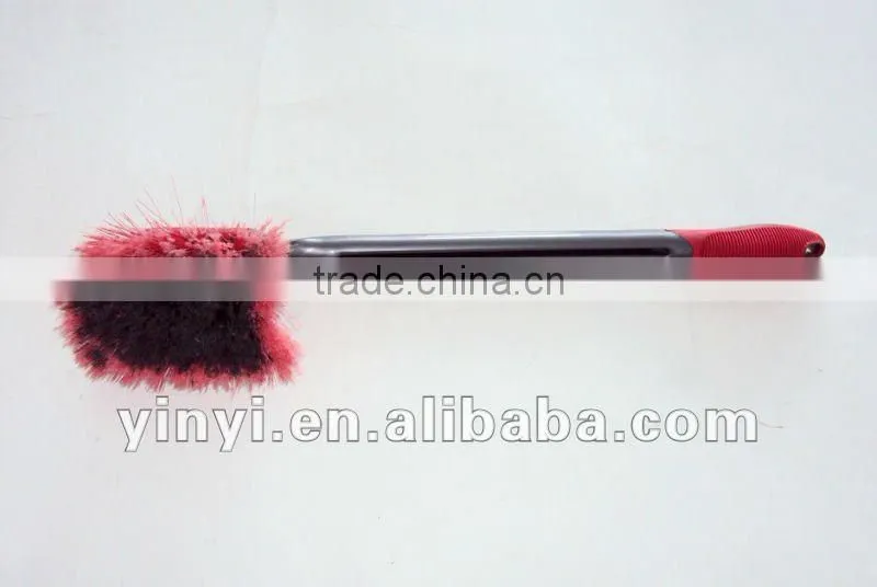 Clean Long Handle Car Wash Brush,plastic car wash cleaning wheel brush tire brush with long handle (RSCW-105)