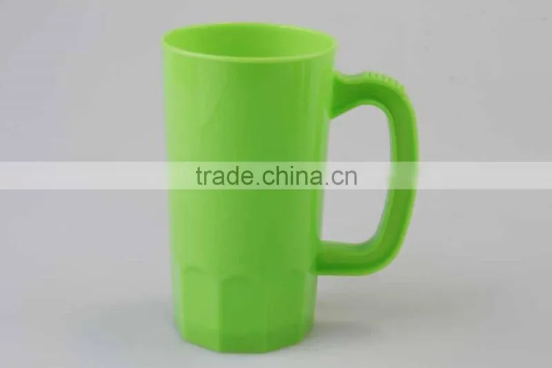 400ML Colorful PP Plastic Beer Mug