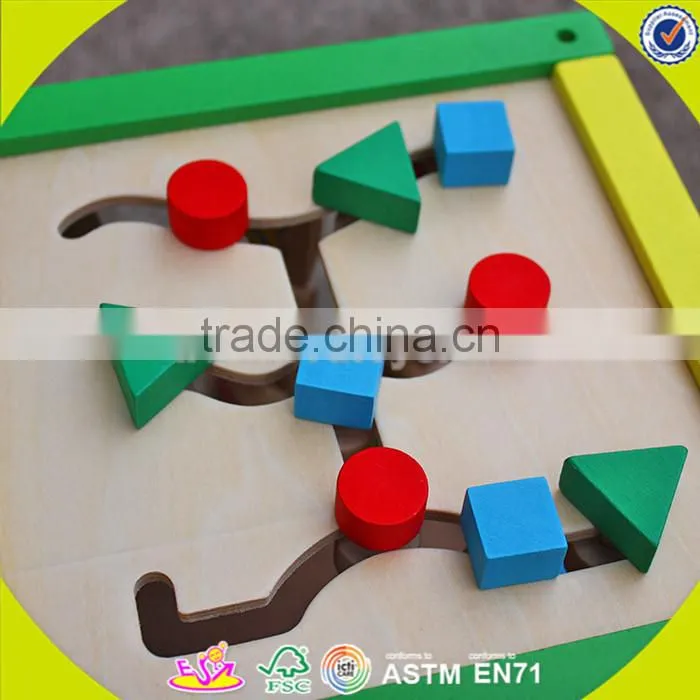 wholesale design funny cubic wire bead toy,multi-function wooden cubic wire bead toy for kids,wooden bead toy W11B060