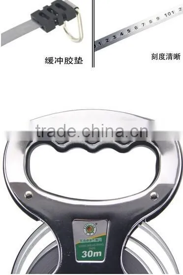 BERRYLION 30m/50m/100m rewinding long steel measuring tape for sale