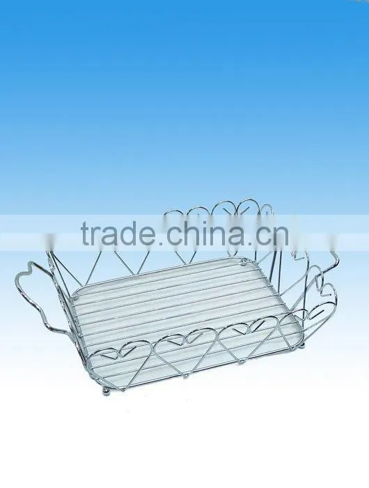 150-27 Chrome Plated Fruit Basket Rack Holder