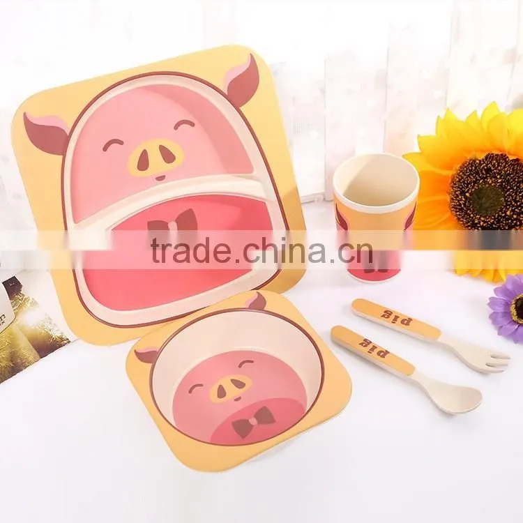 Kids Dinner Plate Set Food Plate Set Baby Dinnerware Tableware