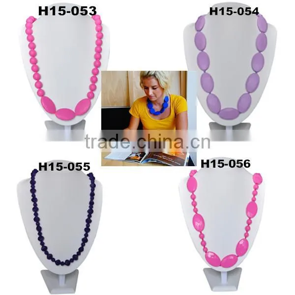 High quality soft food grade spiky silicone rubber beads