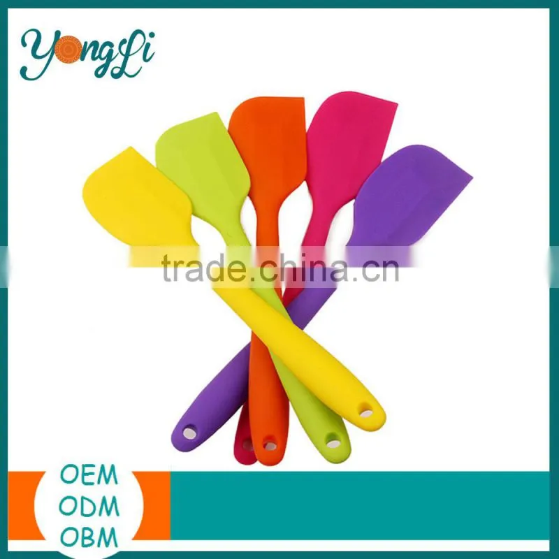 Baking Accessories Colorful Silicone Spatula