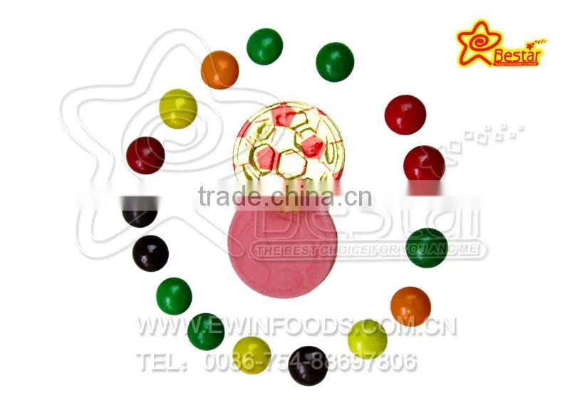 Poker Soldier Packing Football Bubble Gum And Chocolate Bean