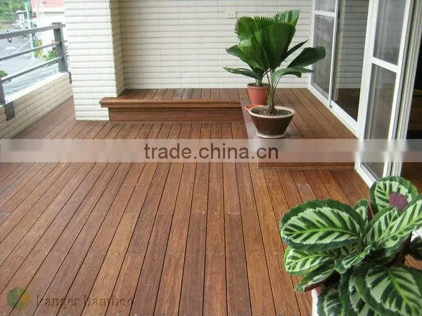 Anti corrosion durable density outdoor use bamboo decking
