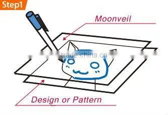 Blue color transfer marker for DIY handicraft transfer picture onto cloth easily wash off # TMB08