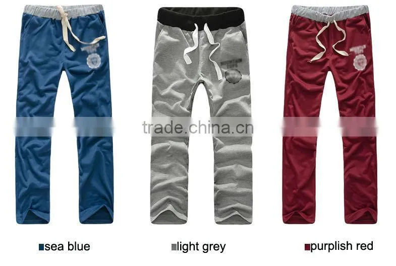 2016 hot sale wholesale sports autumn fashion made in china men custom jogger pants