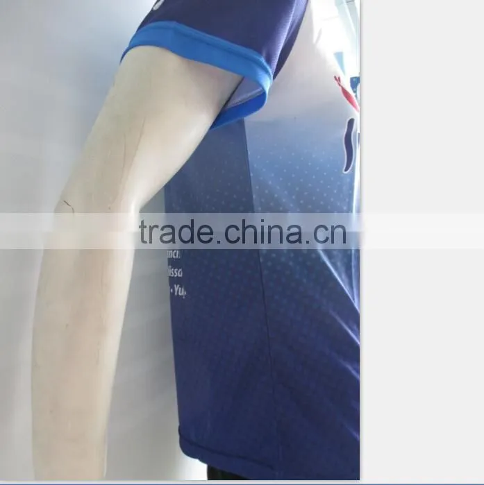 100% polyester mesh womens running short sleeve shirt with OEM brands