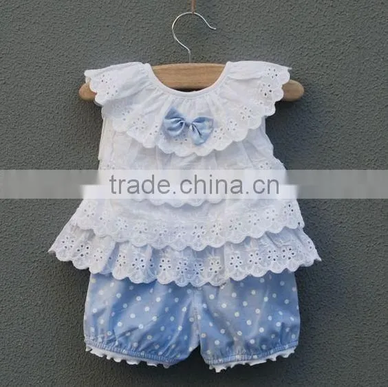 New born gift sets ruffle pants baby girl boutique clothing sets