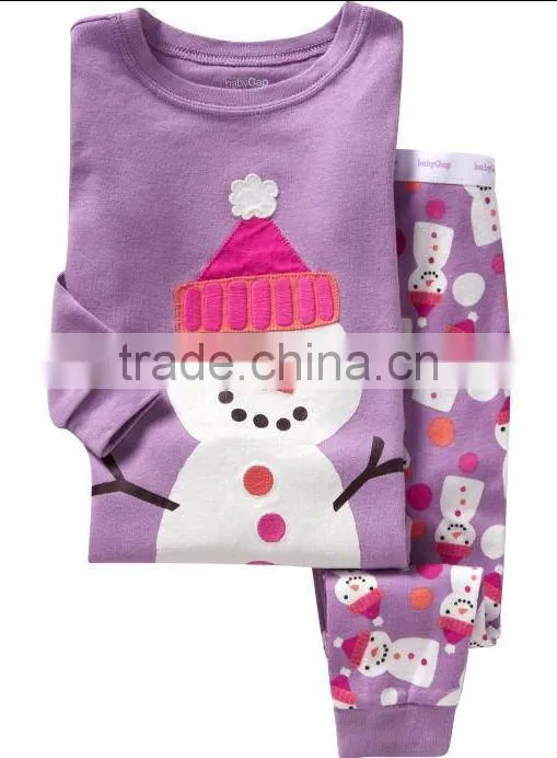 wholesale top fashion china print cotton children sleep wear,reasonable price children pajamas