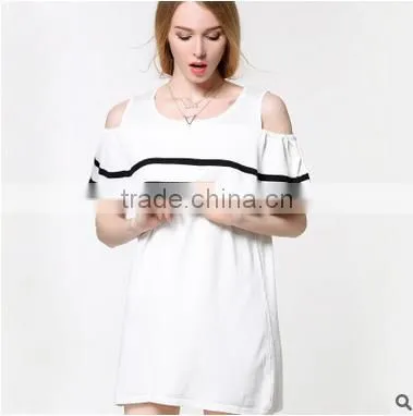F20002A EUROPEAN STYLE ONE PIECE DRESS WOMEN SUMMER DRESS