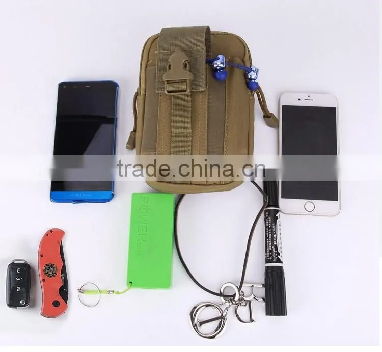 2016 mutifunctional Oxford camouflage outdoor sport running waist tool bag