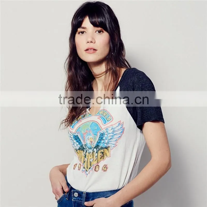 2017 summer OEM easy gorgeous vintage Van Halen T-shirts for women
