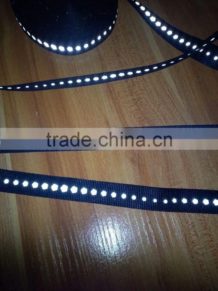 Fluorescent Reflective Nylon Webbing With High Reflective Tape