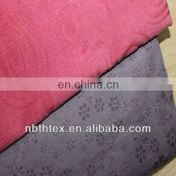 corduroy cotton printed fabric