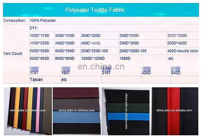 600D wear resistant oxford fabric for tent