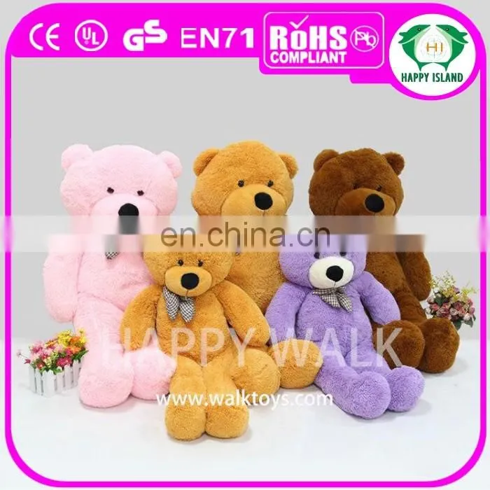 HI CE Top selling Valentines day gift wholesale purple plush teddy bear 120cm/160cm/180cm with large size