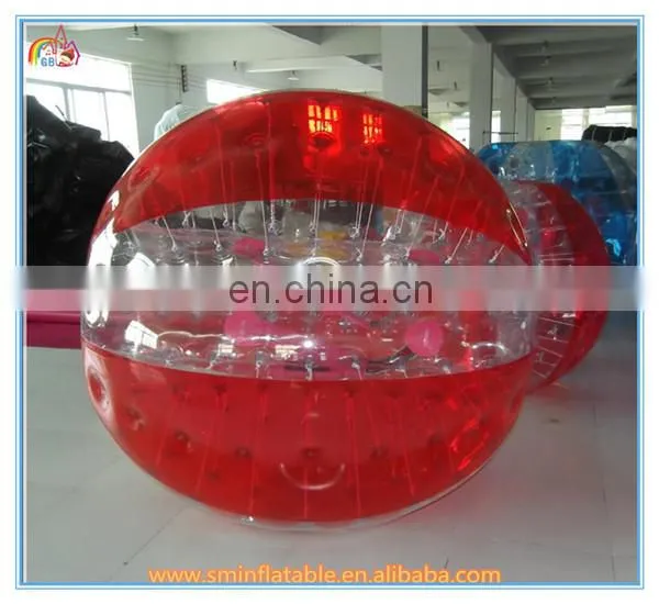 High Quality Grass Body Zorbing Ball ,kids body zorb , body bumper ball