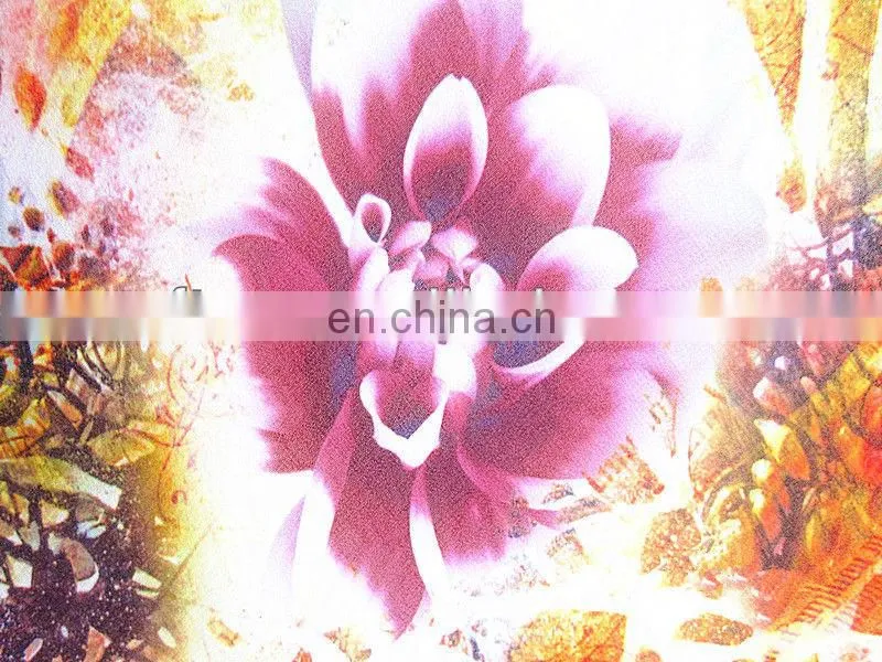 pattern beautiful chiffon digital printing
