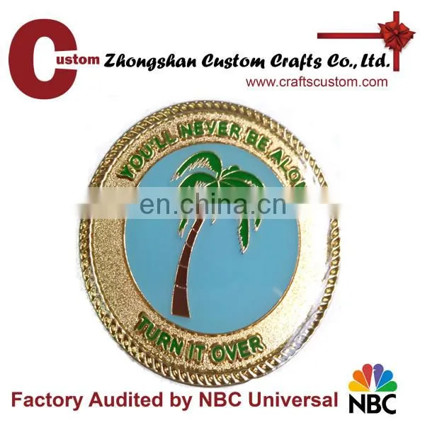 Custom cheap souvenir fake silver metal coin