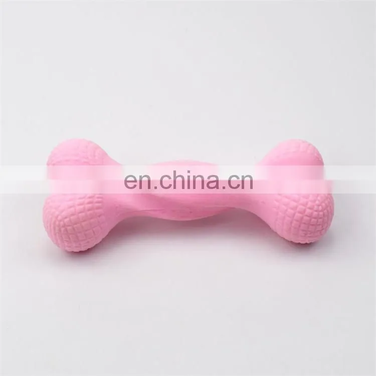 Eco-friendly Milk Flavored Pet Teeth Cleaning Chew Bone TPR Dog Toys