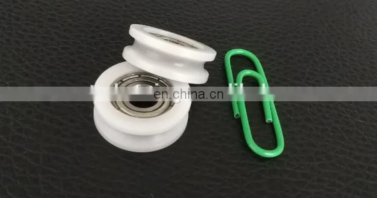 polyurethane pulley PU rubber coated bearing 695ZZ PU0517-6 U Coated Bearing