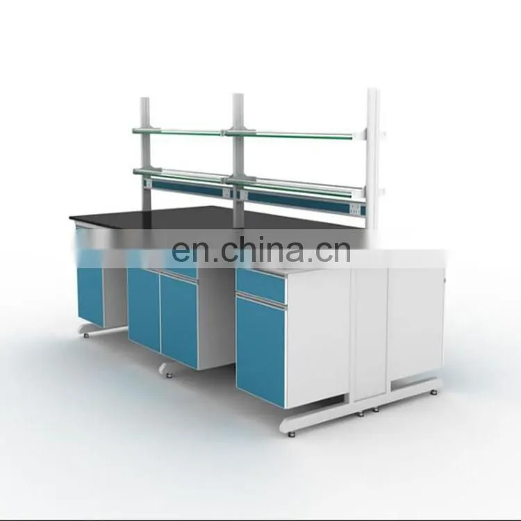 10ft metal work bench Steel lab furniture design/school laboratory chemicals/lab table with sink
