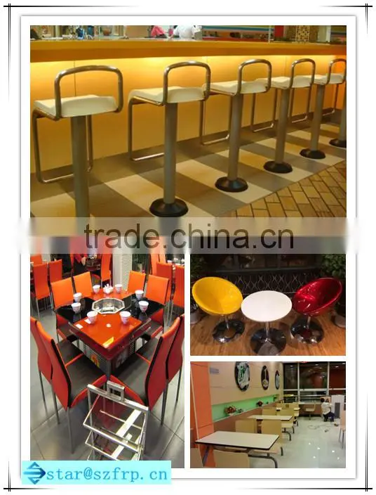 Fiberglass lounge art chairs