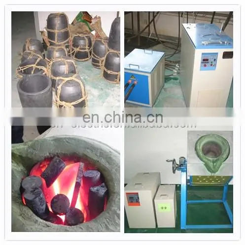 IGBT copper scrap brass melting induction furnace
