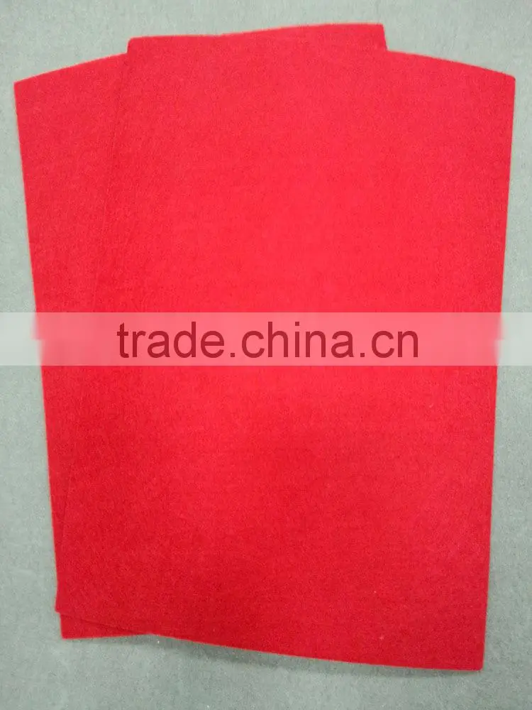 Needle punched fabric for shoe material