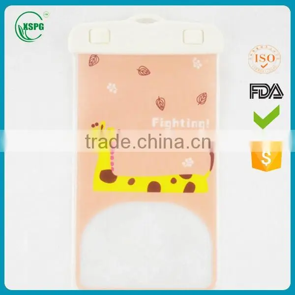 High sealed,HD picture under water 10M beautiful waterproof phone case, Promotional PVC Waterproof Bag