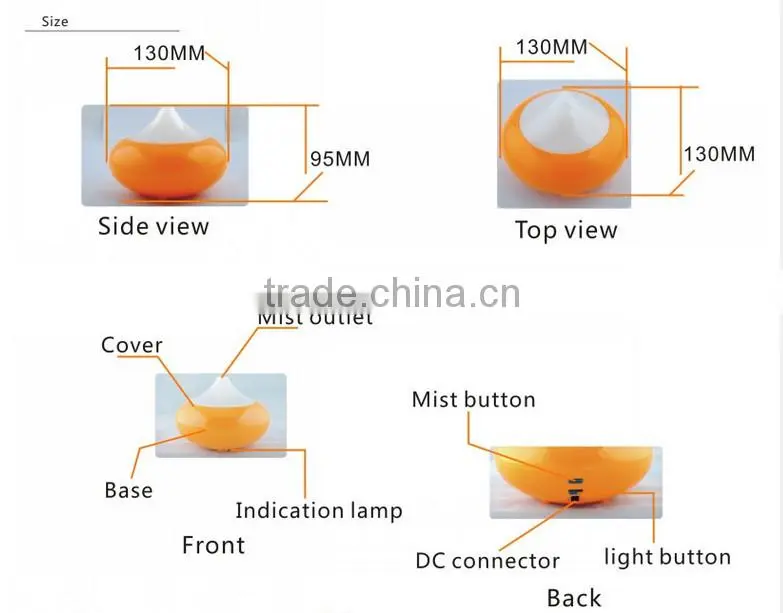 Aromatherapy air diffuser/cool mist aroma diffuser